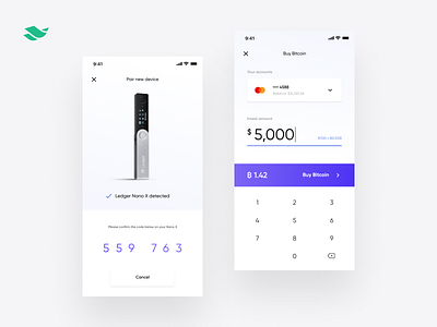 Crypto banking app