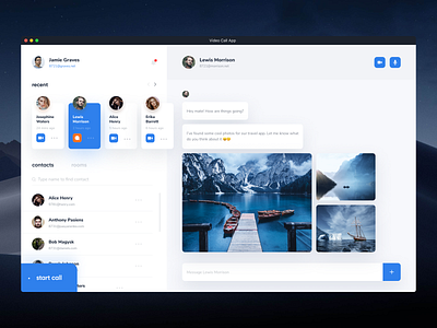 Desktop Video Call App