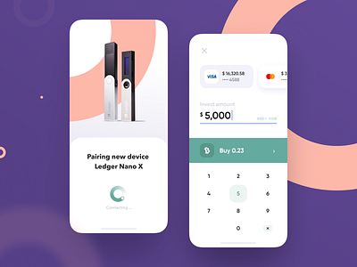 Crypto Banking App app bank card banking banking app business card crypto currency design system exchange finance app fintech interface loading mobile product design ui ux ux design