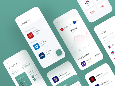 Account management & Analytics for mobile banking balance bank bank account bank app bank card banking business cards finance app fintech interface mobile payment spendings statistics style guide ui ux