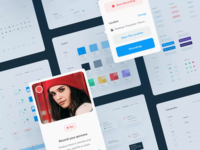 Design System for Meeting App animation buisness call chat chat app conference contacts desktop ios mac app mac os meeting mobile product design recording share screen video app video call voice call