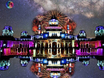 Albert Hall, Jaipur art design designer graphicdesign india manipulate manipulation milkyway photo photography photoshop