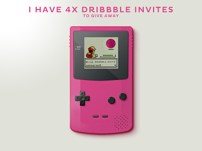 Gameboy Dribbble Invite
