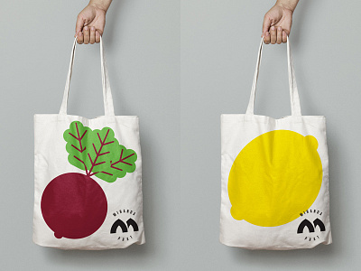 Miranda Dribble identity illustration simplity toteg bag