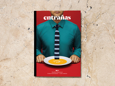 Entrañas magazine about gastronomy in Latin America. artdirection editorial layout magazine