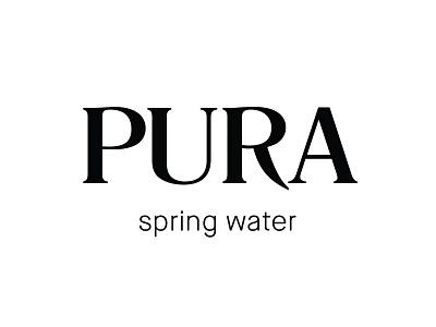 Pura is a new water identitydesign logo packaging simplicity strongdesign water