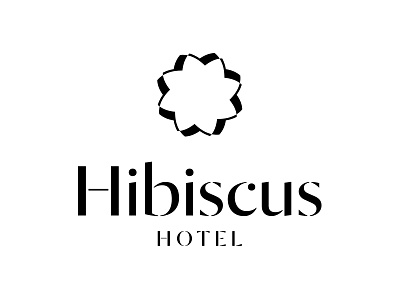 Hisbicus Hotel brandhealth branding icon identity simple