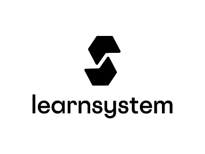 Learnsystem, unused concept for language academic branding education icon identity language simple