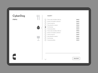 Unused concept for digital Menu brandhealth branding icon identity simple ui