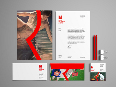 Radio Muzeum Prague, unused identity brandhealth branding identity monogram simple