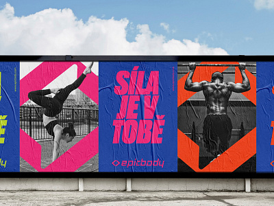 IDENTITY FOR EPICBODY. (POSTERS)