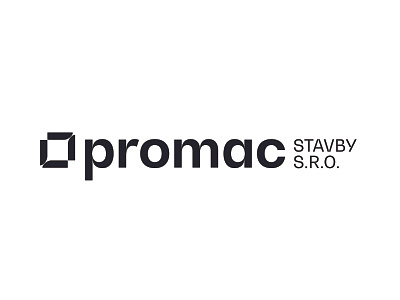 Promac Construction Company art direction artdirection branding icon identity logo simple symbol typography