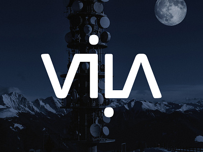 Vila Biology Research branding identity logo simple typography