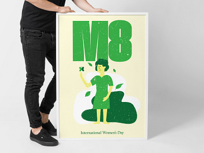 M8, International Women's Day Poster artdirection illustration poster