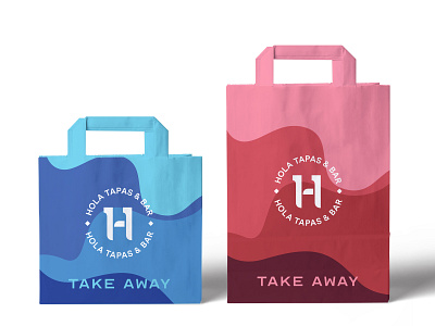 Spanish Bar Tapas Bags branding design identity logo