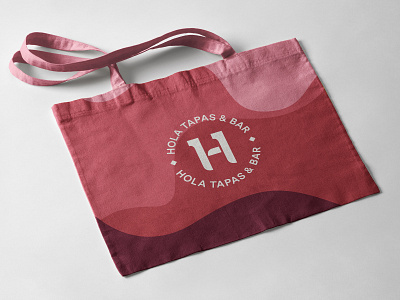 Spanish bar tapas identity tote bag branding identity logo symbol