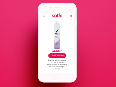 Sofie, online droguerie branding identity iphone logo ui