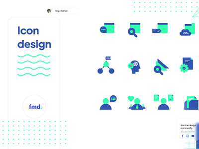 Icon design | Full Meals Designer | regunathan design trend icons icon design icon trend