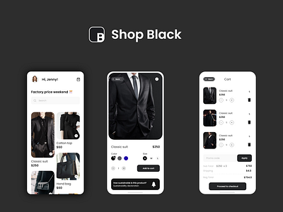 Black e commerce application