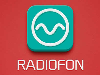 Radiofon icon app icon ios radiofon red vlaznevbro