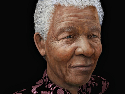 Nelson Mandela - from my 3D model