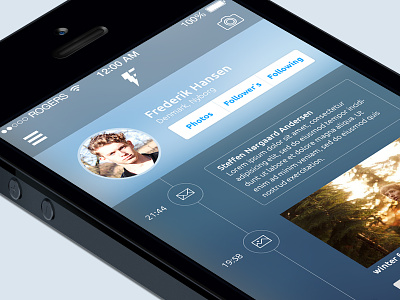 Flash iOS7 app denmark flash icon icons interface ios ios 7 iphone social ui