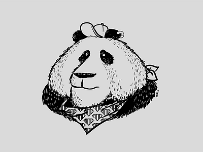 Panda Bear bear character design panda rap rapper team