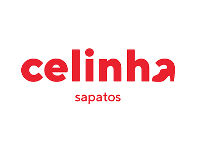 Celinha Shoes brand branding graphic design logo mark shoes