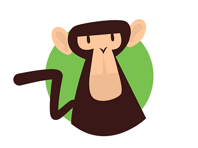 Monkey character design graphic design illustration monkey