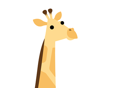 The Giraffe animal character design giraffe illustration zoo