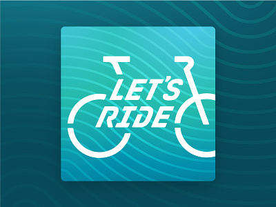 Let's Ride Podcast Branding 30 days of biking advocacy bicycle bike talk biking cycling lets ride logo minnesota made podcast