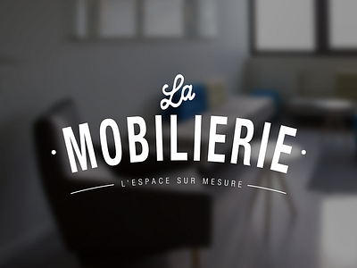 LA MOBILIERIE architect branding logo design visual identity