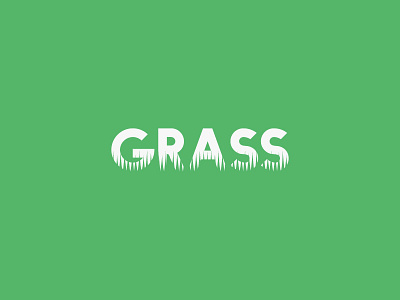Grass grass green word