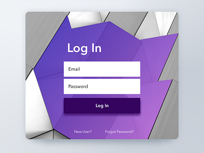 Login Screen by Zsolt Incze on Dribbble