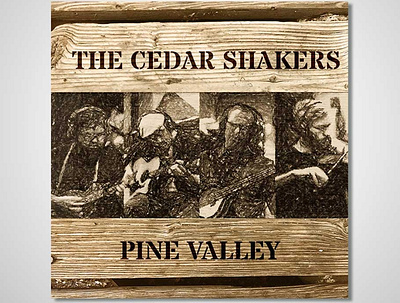 The Cedar Shakers Cover Art album coverart digitalart graphic design illustration mixedmedia music spotify