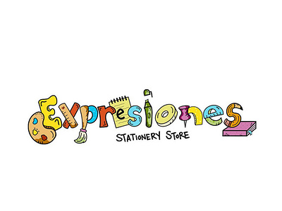 Expresiones Stationery Store Logo