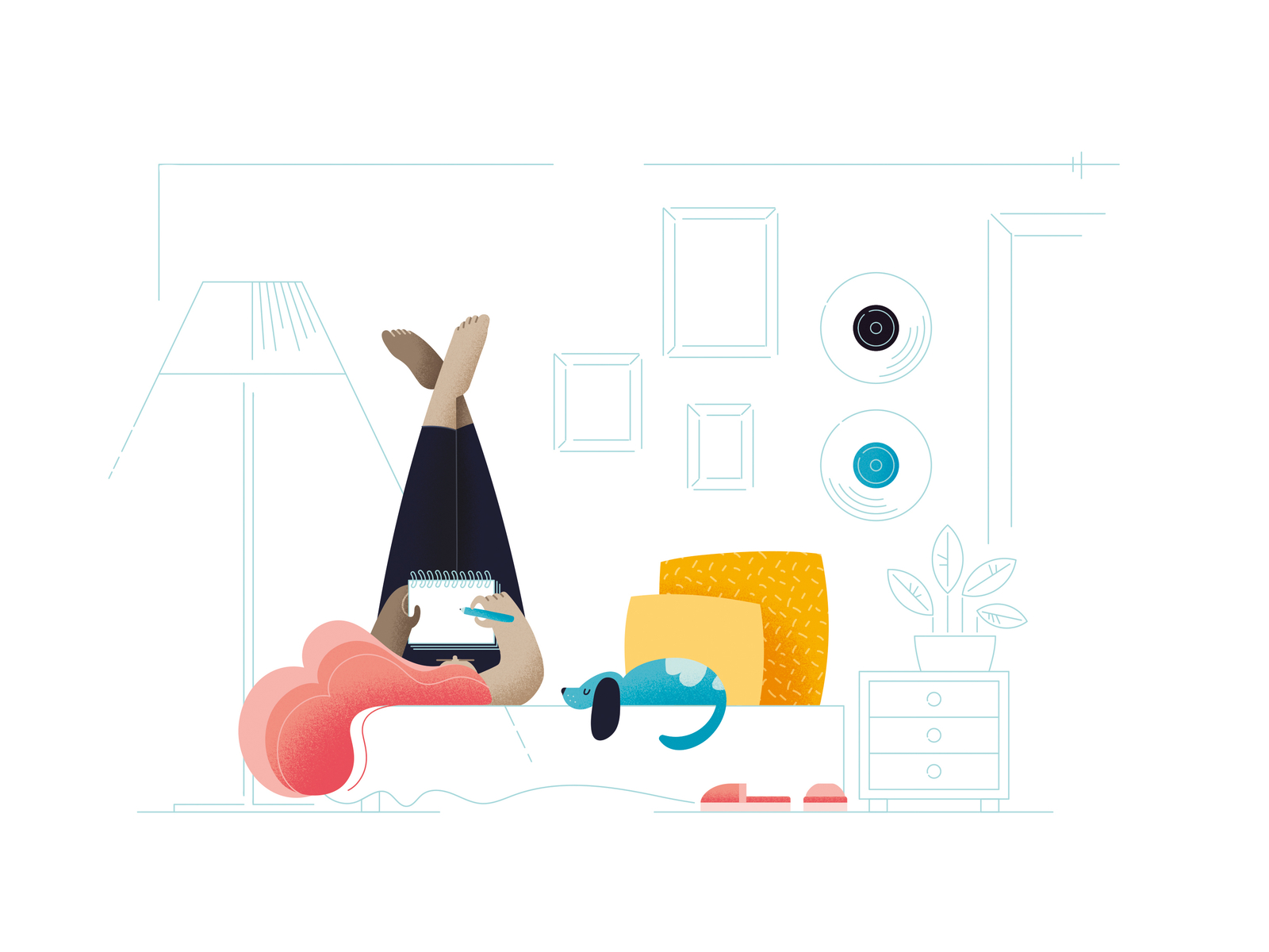 Remote Jobs Series II By L Dia D Az On Dribbble   Remote Jobs2 4x 