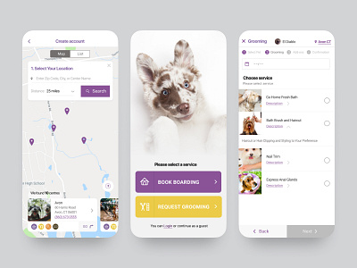 Pet Hotel App UI