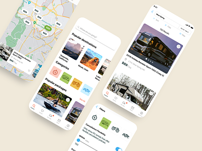 Booking app booking app mobile app rent a car travel ui design ux design