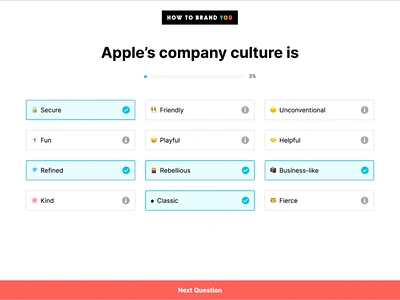 brand personality quiz assessment branding definition quiz report tool ui ux words