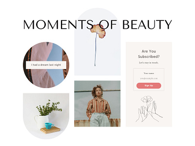 Floral WordPress blog theme