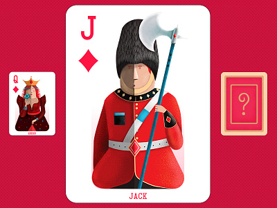 Playing cards - jack 2d bura card character devi flat game illustration illustrator jack texture vector