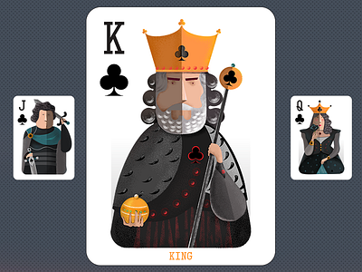 Playing cards - king