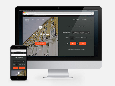 Property site flat responsive search site