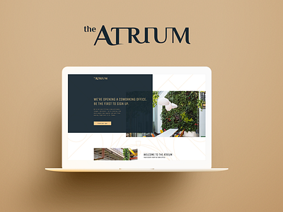 The Atrium - Coworking Website clean interaction ui ux web website