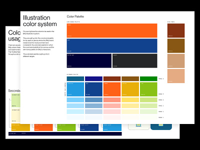 Bitly Illustration System - Colors brand guide branding design color color palette illustration guide illustration system