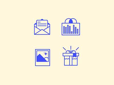 Icon Refresh data gift icon iconography mail surprise