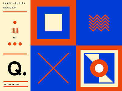 Untitled Entitled brand design composition geometric patterns shapes type