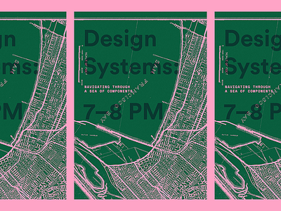 Design Systems Poster branding events identity poster