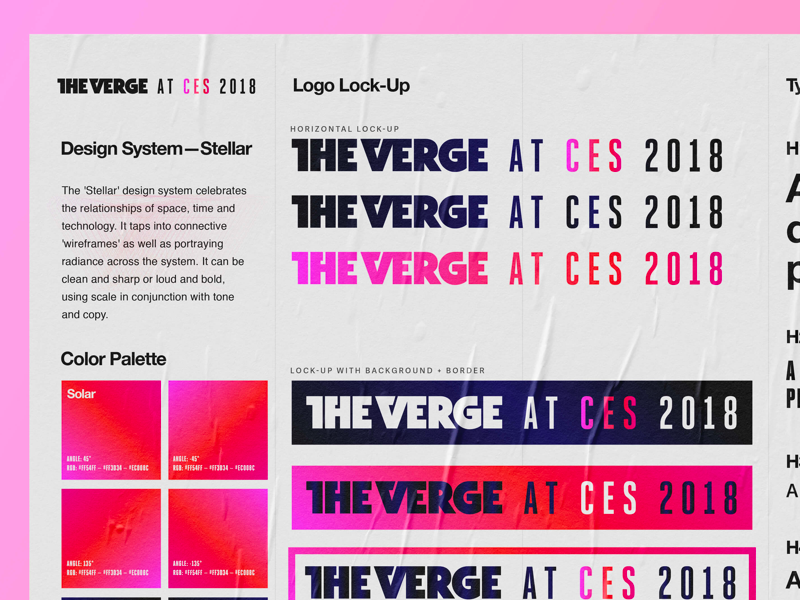 The Verge—Conference Visual Identity System by Adam Ho on Dribbble